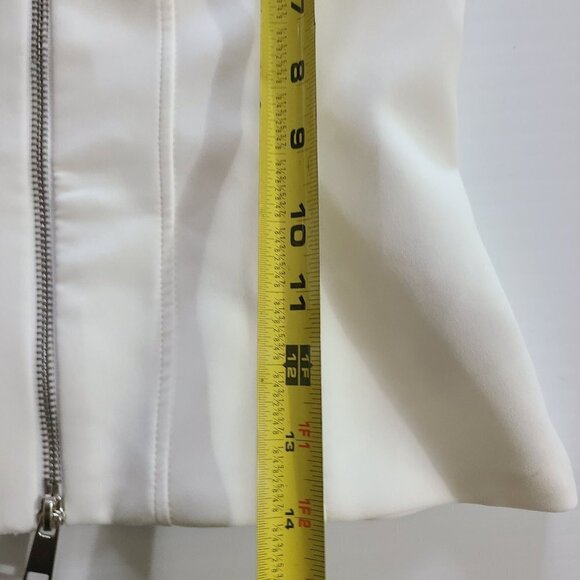 ZARA ZIPPER BANDONE TOP WHITE SIZE S | 3067/068 - Picture 10 of 10